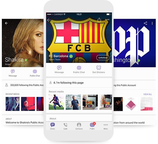 Content and brands on Viber